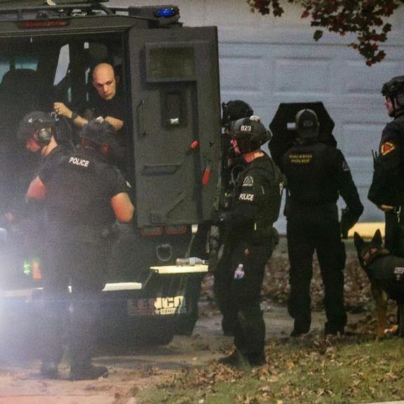 Two people detained after repeated gunfire at cars on busy North Carolina highway